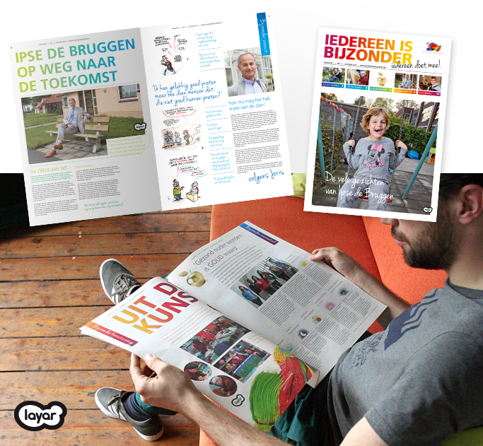 Foto van de IDB krant